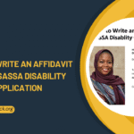 How to Write an Affidavit for the SASSA Disability Grant Application