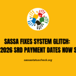 SASSA Fixes System Glitch January 2026 SRD Payment Dates Now Showing