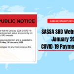 SASSA SRD Website Issue January 2026 COVID-19 Payment Update