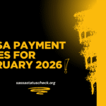Sassa payment dates for February 2026