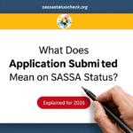 What Does “Application Submitted” Mean on SASSA Status Explained for 2026